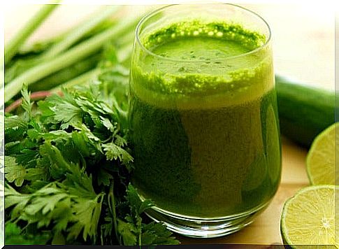 Parsley juice to control anxiety.