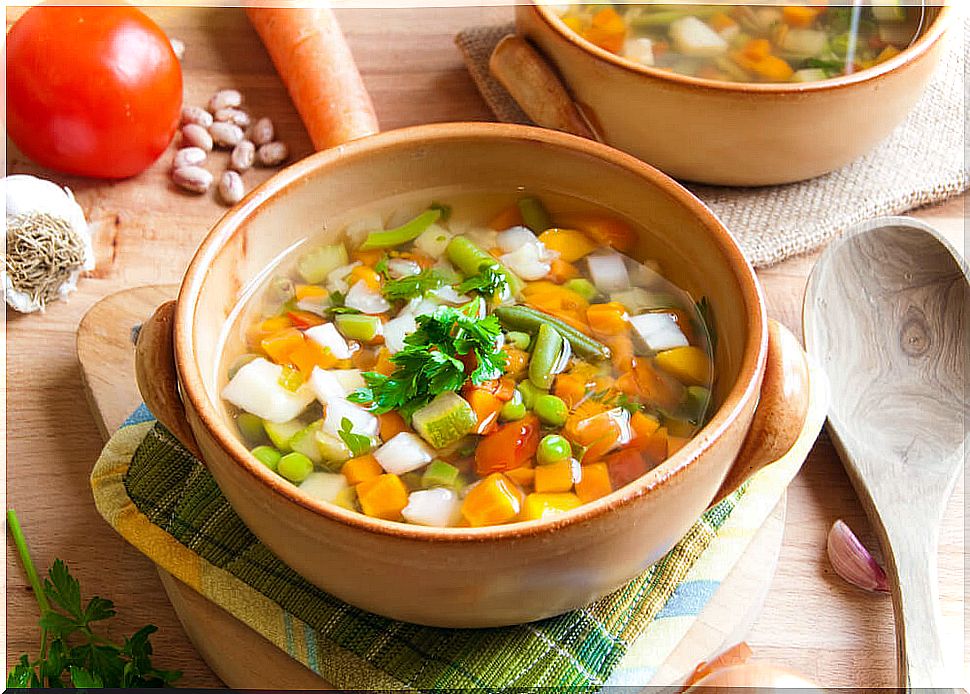 Vegetables soup 