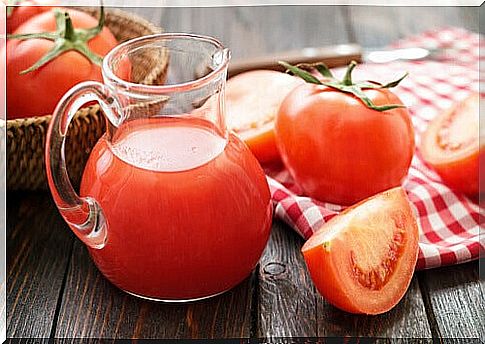 Anti-cancer tomato juice.