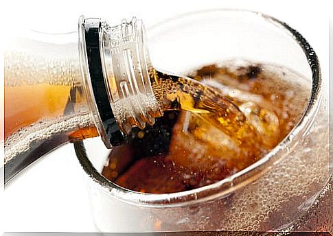 Soft drinks, cause of bloating.