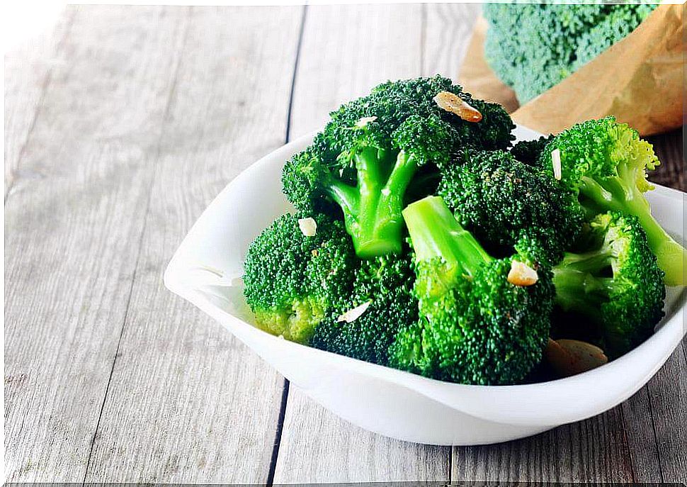 Broccoli for healthy skin.