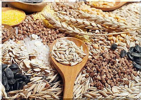 Whole grains for healthy skin.