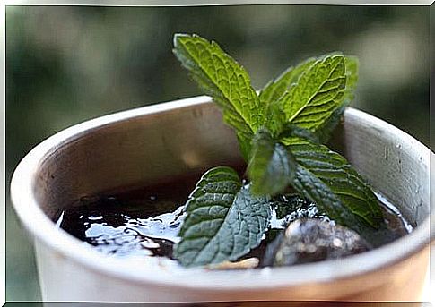 mint tea to fight indigestion and bloating