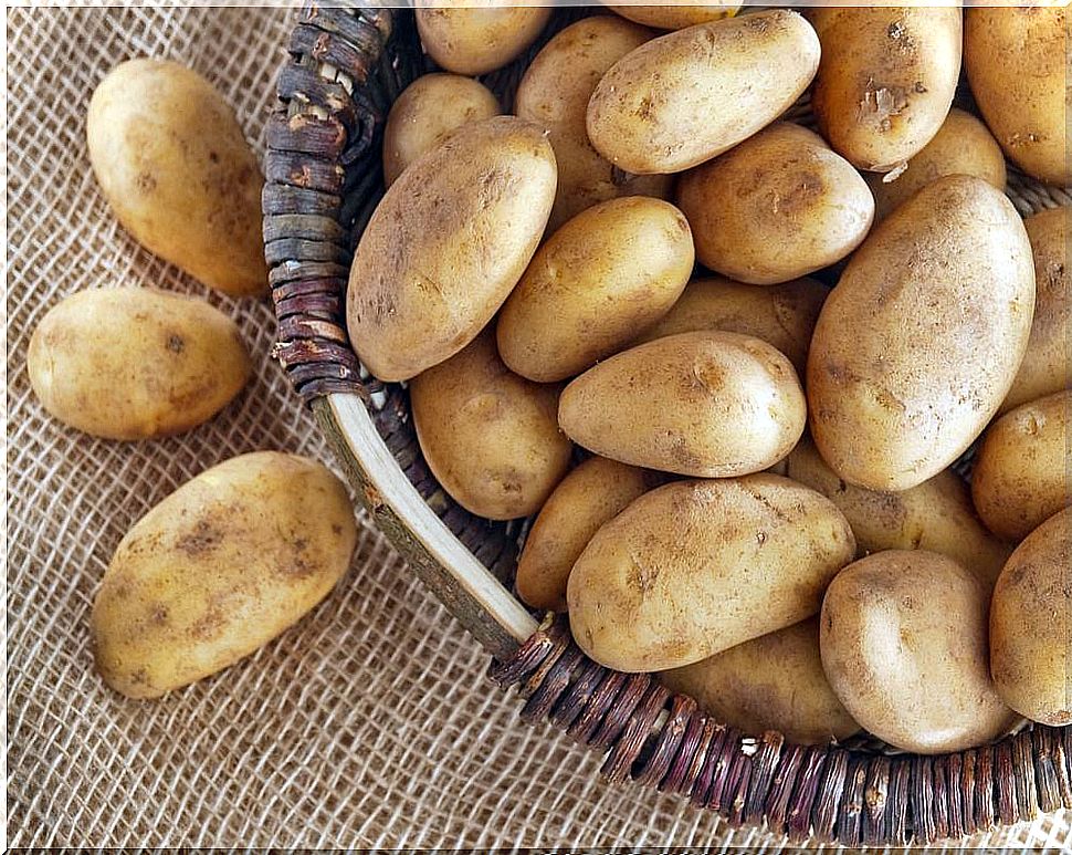 potatoes to limit gastric acidity